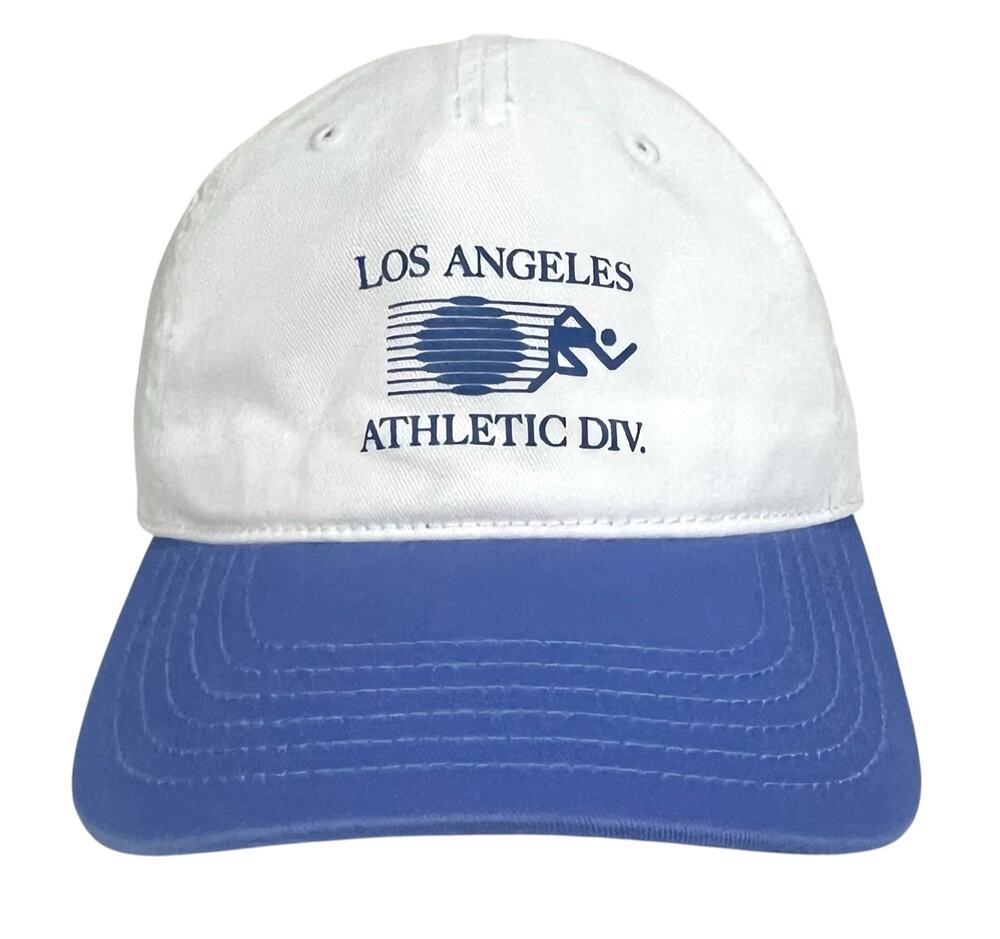 Los Angeles Athletic Div Baseball Cap Hat White Blue Pacsun California Strapback
